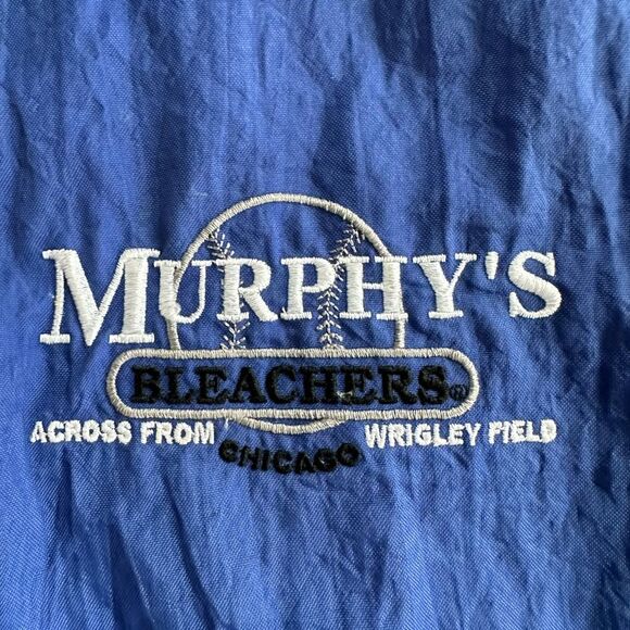 Vintage Murphys Bleachers Windbreaker Pullover Chicago Wrigley Champion Jacket - Picture 6 of 16